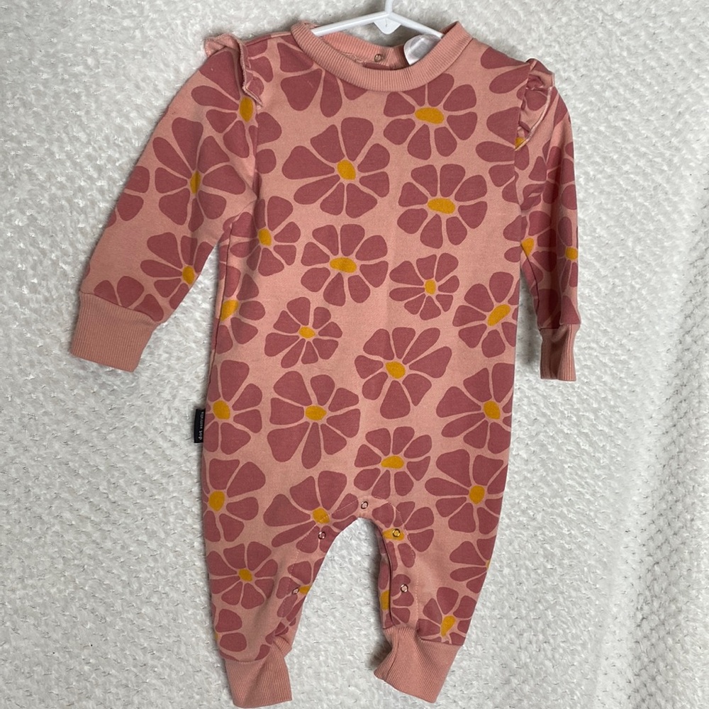 Dot Australia baby girls one piece sweatshirt material outfit